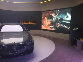 Светодиодный LED экран Р2,5 на автошоу
